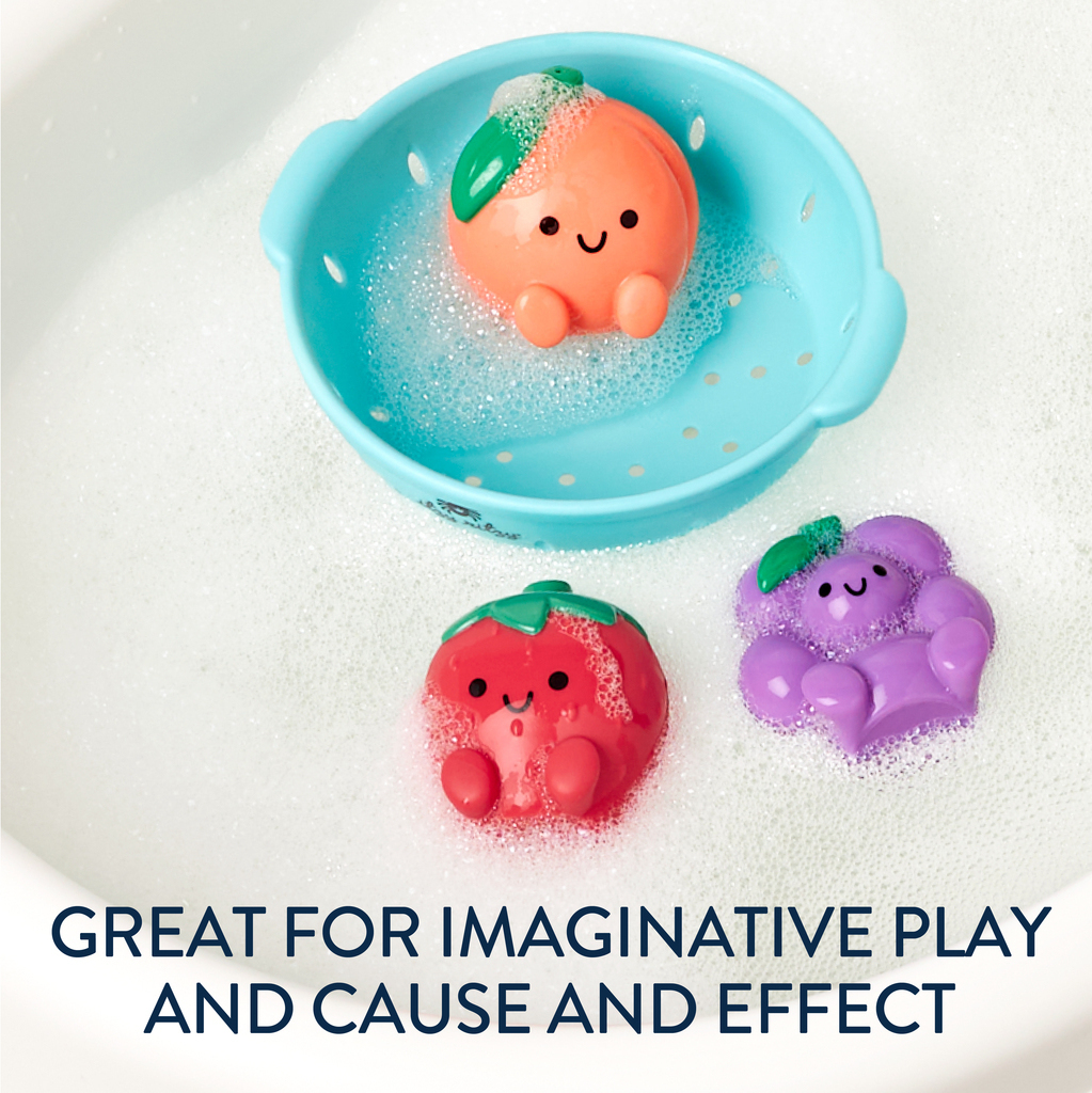 Itzy Splash Pals™ - Wash and Play Squirter Set (Fruit)