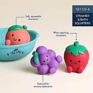 Itzy Splash Pals™ - Wash and Play Squirter Set (Fruit)