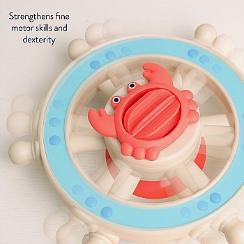 Itzy Captain Bath Steering Wheel, Crab