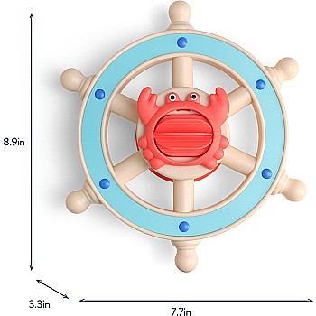 Itzy Captain Bath Steering Wheel, Crab