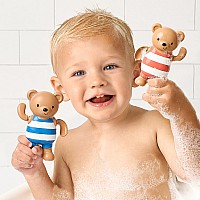 Silly Swimmers - Whimsical Wind-Up Bath Toys (Bears)