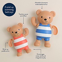Silly Swimmers - Whimsical Wind-Up Bath Toys (Bears)