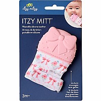 Itzy Mitt - Teething Mitt (Ribbons & Roses)