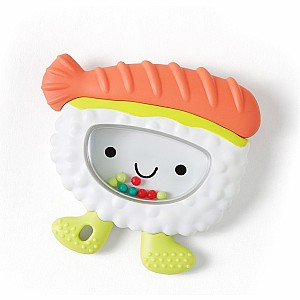Sweetie Shake Plus™ - Silicone Teether with Rattle (Sushi)