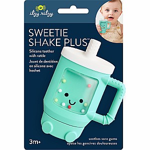 Sweetie Shake Plus™ - Silicone Teether with Rattle (Tumbler)
