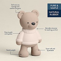 Comfort Crew - Natural Rubber Teether (Bear)