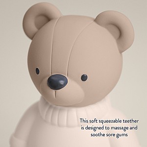 Comfort Crew™ - Natural Rubber Teether (Bear)