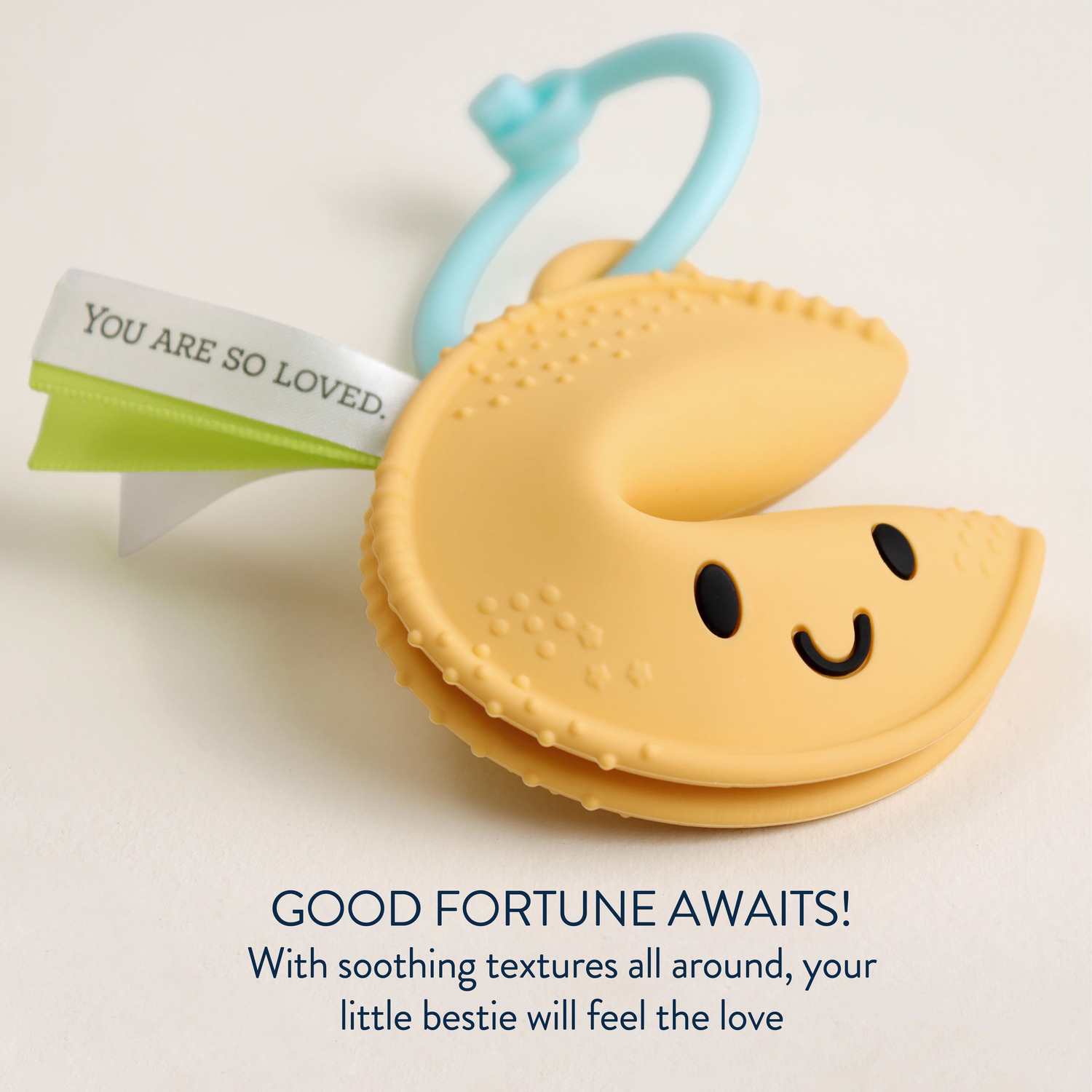 Itzy Treat™ - Soft Silicone Teether (Fortune Cookie)