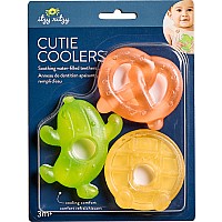 Cutie Coolers - Water-filled Teether (Silly Foods (3-Pack)