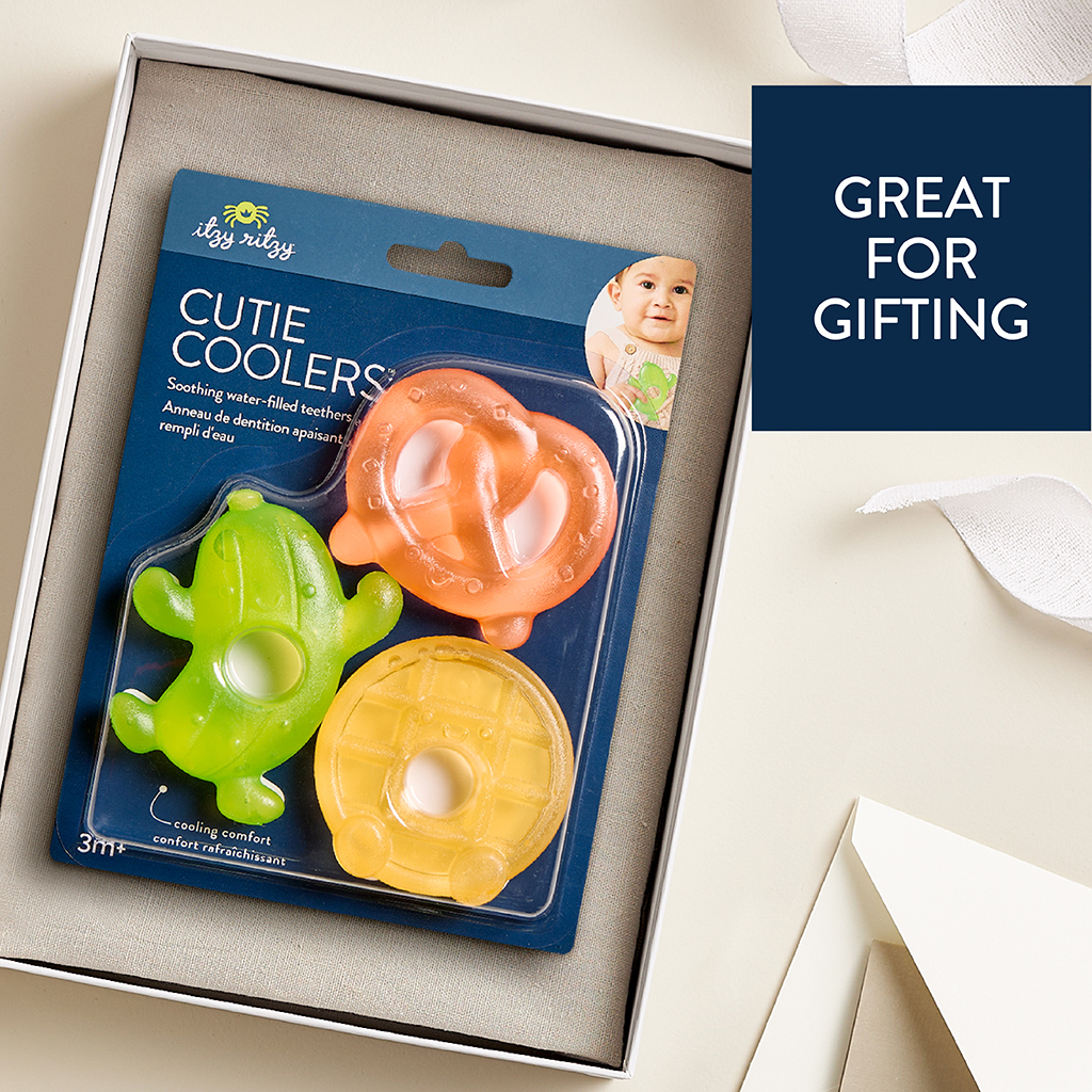 Cutie Coolers™ - Water-filled Teether (Silly Foods (3-Pack))