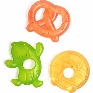 Cutie Coolers™ - Water-filled Teether (Silly Foods (3-Pack))