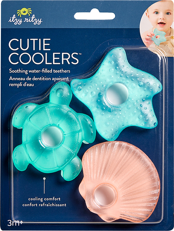 Cutie Coolers™ - Water-filled Teether (Seaside (3-Pack) )