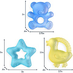 Cutie Coolers™ - Water-filled Teether (Bear (3-Pack) )