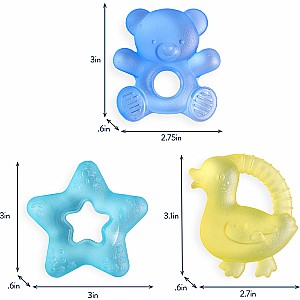 Cutie Coolers™ - Water-filled Teether (Bear (3-Pack) )
