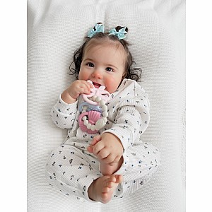 Itzy Trio™ - Multi-textured Silicone Teether (Bows)