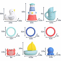 Seaside Splash Gift Set™ - 12 Piece Sensory Bath Set (Nautical)