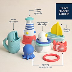 Seaside Splash Gift Set™ - 12 Piece Sensory Bath Set (Nautical)