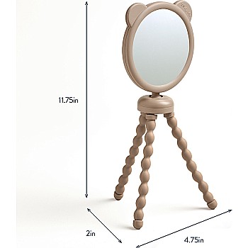 Itzy Peek Stroller Mirror, Bear