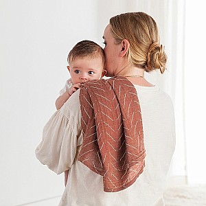 Breastfeeding Boss A Multitasking Must-Have for Nursing, Swaddling & More (Mudcloth)