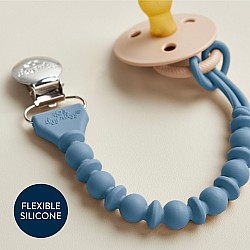 Sweetie Strap Pacifier Clip, Blue Bead