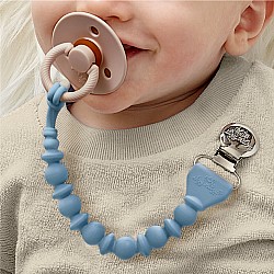 Sweetie Strap Pacifier Clip, Blue Bead