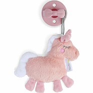Sweetie Pals - Silicone Pacifier and Plush Pal (Unicorn w/ Pink Paci)