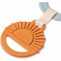 Bitzy Busy Ring™ - Teething Activity Toy (Neutral Rainbow)