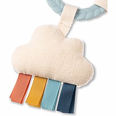 Bitzy Busy Ring™ - Teething Activity Toy (Neutral Rainbow)