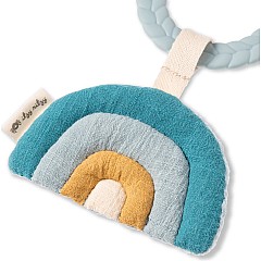 Bitzy Busy Ring™ - Teething Activity Toy (Neutral Rainbow)