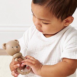 Sweetie Rattle™ - Silicone Rattle with Jingle Sound (Bear)