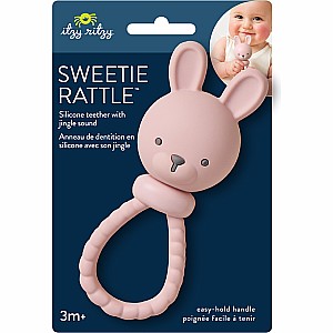 Sweetie Rattle™ - Silicone Rattle with Jingle Sound (Bunny)