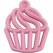 Teething Happens - Silicone Teether - Cupcake