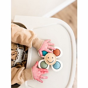 Itzy Pop and Whirl Fidget Spinner Travel and Bath Toy - Smile