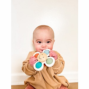 Itzy Pop and Whirl Fidget Spinner Travel and Bath Toy - Smile