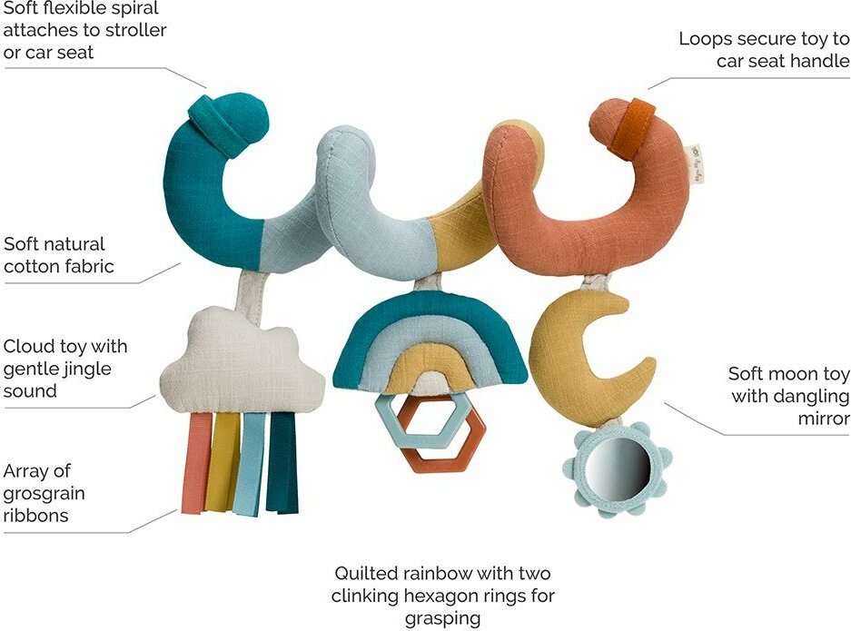 Spiral Car Seat Activity Toy Tom's Toys
