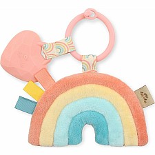 Itzy Pal - Plush Pal with Silicone Teether (Rainbow)