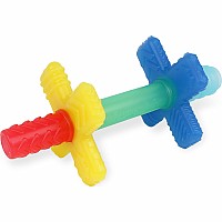 Teensy Tubes - Silicone Teething Chew Tube (Rainbow)