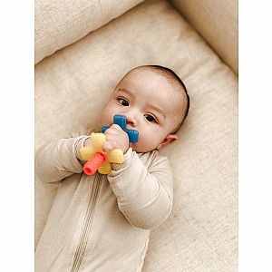 Teensy Tubes™ - Silicone Teething Chew Tube (Rainbow)