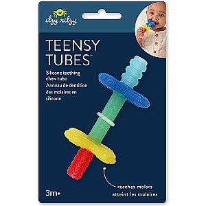 Teensy Tubes™ - Silicone Teething Chew Tube (Rainbow)