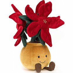 Amuseable Red Poinsettia - Jellycat Christmas