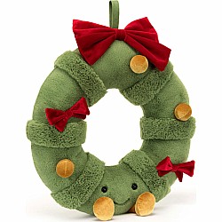 Amuseables Decorated Christmas Wreath