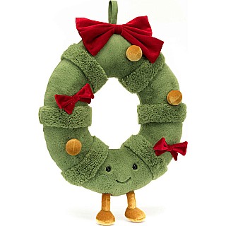 Amuseables Decorated Christmas Wreath