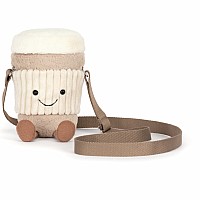 Amuseables Perkle Coffee Shoulder Bag 