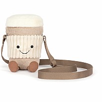 Amuseables Perkle Coffee Shoulder Bag 