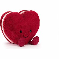 Amuseables Arlette Red Heart Macaron