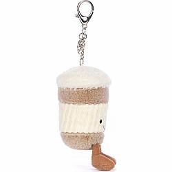Amuseable Coffee-To-Go Bag Charm - Jellycat 