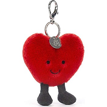 Amuseable Heart Bag Charm