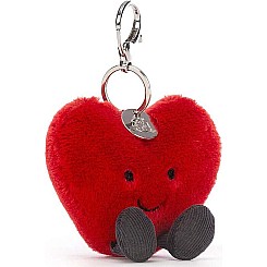 Amuseable Heart Bag Charm