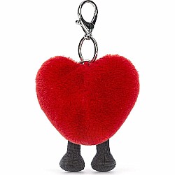 Amuseable Heart Bag Charm