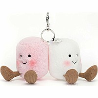 Amuseables Pair Of Marshmallows Bag Charm